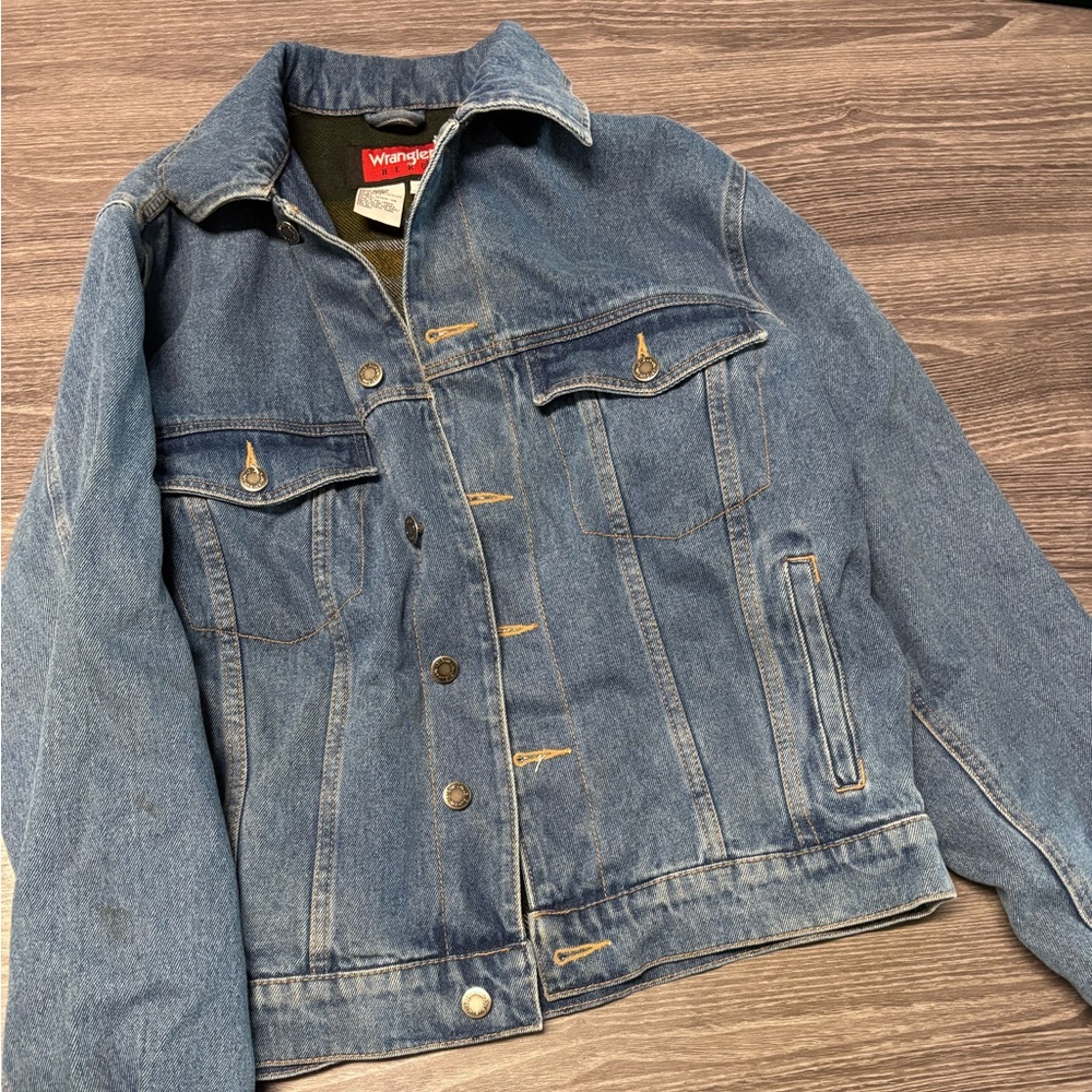 Men’s flannel lined Wrangler jacket